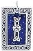 Celtic Letter I Silver Tone Pewter Pendant Necklace