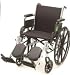 Steel Wheelchairs - Flip Back Desk Arms, 18", Swingaway Footrests