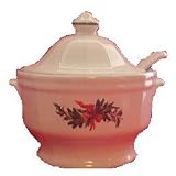 Pfaltgraff Christmas Heritage Petite Tureen W/ladle