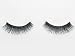 Black False Eyelashes Reusable Natural Human Hair Eye Lashes Includes Adhesive