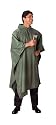 Rain Poncho - Military Style Rip-Stop Polyester, Olive-Drab, by Rothco