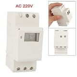 Buy Amico Week Time Display Digital DIN Rail Mount Programmable Timer AC 220V by Unknown