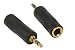 3.5mm Stereo Jack Plug to 6.3mm Stereo Socket - Gold