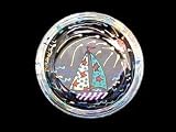 Sailboat Regatta Design - Hand Painted - Coaster - 3.75 inch diameter Sailboat Regatta Design - Hand Painted - Coaster - 3.75 inch dia