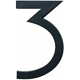 HY-KO PRODUCTS CO FM-6/3 FLOATING MOUNT HOUSE NUMBER 6" BLACK #3