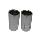 BMW Genuine Chrome Exhaust tailpipe Tip for E90 325i from 2005 and on by BMW