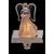 Lighted Acrylic Angel Christmas Stocking Holder