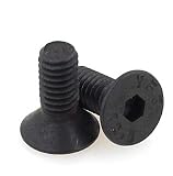 Alloy Steel Flat Hd Socket Cap Screw M4 Black, 0.7mm Pitch, DIN7991