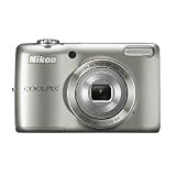 Nikon COOLPIX L26 16.1 MP Digital Camera with 5x Zoom NIKKOR Glass Lens and 3-inch LCD (Silver)