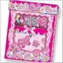 Pecoware Girls BUTTERFLY Create your own card kit - Create a card kit set - create your own invitations! Charms, cards, stickers and ribbons all included! BEST SELLER