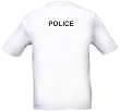 POLICE - Law Enforcement Gear - Heather Grey or White T-shirt / Back Print