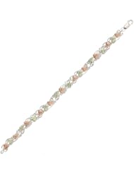 Black Hills Gold on Sterling Silver Vine Bracelet