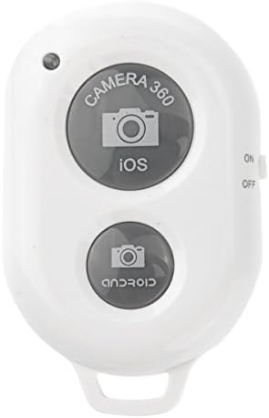 Generic AB Shutter 3 Mini Bluetooth Remote Control Shutter Self-timer for iPhone iPad Samsung Android Phones (White)