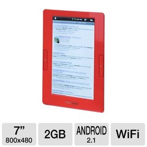 NextBook NEXT2 7-Inch Touch Screen Android Tablet (RED)