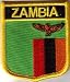 Country Flag Embroidered Patch T7 - Zambia