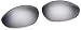 Oakley Minute 2.0 13-896 Iridium Rimless Sunglasses,Multi Frame/Black Lens,One Size