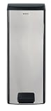 brabantia レクタングラー ペダルビン 25リットル クローム
