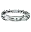 Stainless Steel Polished Bracelet - 8.5'' long
