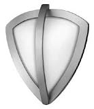 Atlantis Titanium Diamond 10 1/2 High Outdoor Wall Light