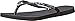 Havaianas Women's Slim Metal Mesh Flip Flop Sandal, Dark Grey, 7/8 M US