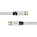35 Ft Coaxial Cable, GearIT Pro Series RG6 Coaxial Cable 35FT UL CL2 in-Wall Rated Gold Platted F-Connectors 18AWG 75 Ohm Dual Shield, White