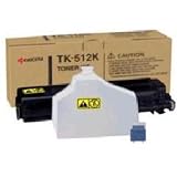 KYOCERA TK-512K BLACK TONER Yield Up To 8000 Pages At 5 percent Coverage