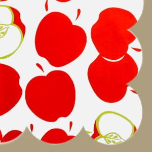 Apples-A-Plenty Retro Splat Mat
