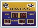 Baltimore Ravens 14"x19" ScoreBoard/Clock/Therm