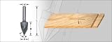 Amana 45730 V GROOVE FOR ENGRAVING 1/4SHK