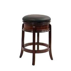 Click here to buy Boraam Magellan 24 Swivel Counter Stool in Brandy by Boraam.