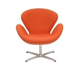 Lexington Modern Arne Jacobsen Swan Chair, Orange