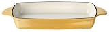 Calphalon Enamel Cast Iron Rectangular Baker, Custard Yellow by Calphalon