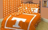 Tennessee Vols Volunteers Bed-in-a-Bag: Comforter Set, Sheet Set, Bed Skirt - FULL Size -8 Pc Set