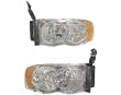 PAIR HEADLIGHT HEAD LIGHT LAMP 02-05 DODGE RAM PICKUP
