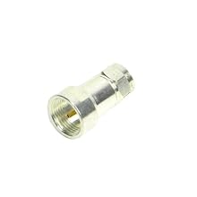 TPI 3004 Silver Plated Brass Female to Male Connector with Teflon Insulation