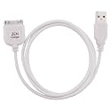 USB Hotsync + Charging [2-IN-1] Cable for Creative Zen Vision M / Vision W, White