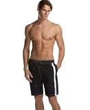 Nautica Big & Tall Striped Swim Trunks