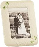 Belleek Shamrock Trellis Picture Frame, 3x5