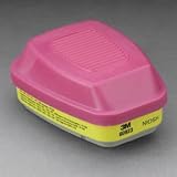 3M 6000 Series Cartridge/P100 Particulate Filter Combinations; Organic Vapor/ Acid Gas/ P100