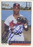 Billy Hall, Wichita Wranglers - Padres Affiliate Autographed Card