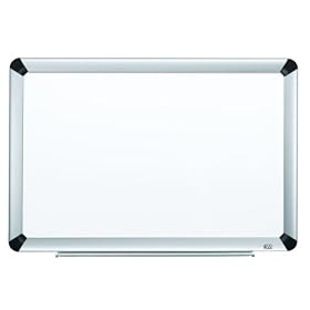 3M Dry Erase Board, Elegant Style, Aluminum Frame, Porcelain, 48 Inches x 36 Inches (P4836FA) by