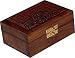 Romantic Valentines Gift - Jewelry Wooden Box Carving Hand Engraved Antiqued Finish Indian Style
