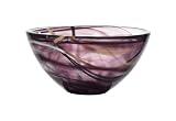 Kosta Boda Contrast Bowl, Purple
