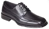 Soft Stags Mens Serano Black Pleather Shoe