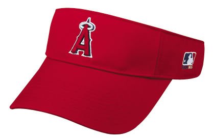 Los Angeles Angels of Anaheim Officially Licensed MLB Adjustable Velcro Adult Visor