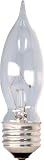 GE 16049 40-Watt Bent Crystal Clear