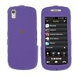 Purple Rubberized Snap on Hard Skin Cover Case for Samsung Instinct S30 + Clip