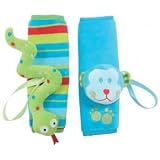 Tuc Tuc Newborn to Toddler Car Seat Harness Pads, Baby Infant Strap Cover Buddies. Selvatic Collection.