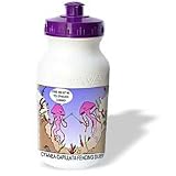 Londons Times Fish Fishing Deep Beneath Cartoons - Jellyfish Duels - Water Bottles