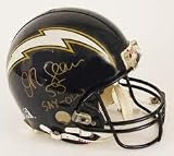 JUNIOR SEAU SAN DIEGO CHARGERS AUTOGRAPHED HAND SIGNED RIDDELL MINI HELMET